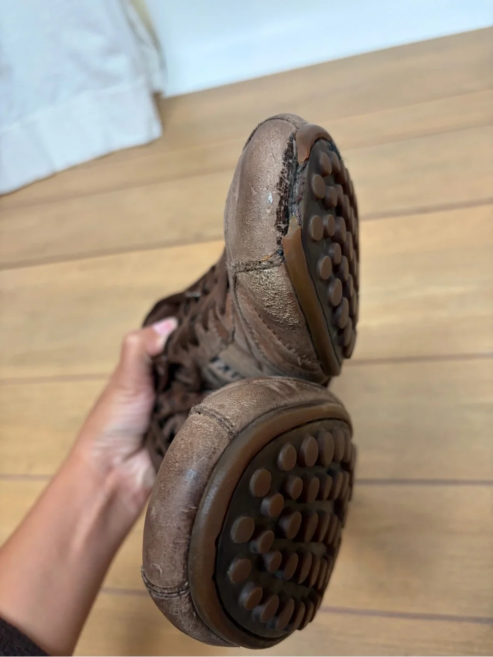 Dirk Bikkembergs Leather Soccer Herrenschuhe High Top Trainers Mens EU 45